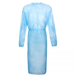 Disposable isolation gown