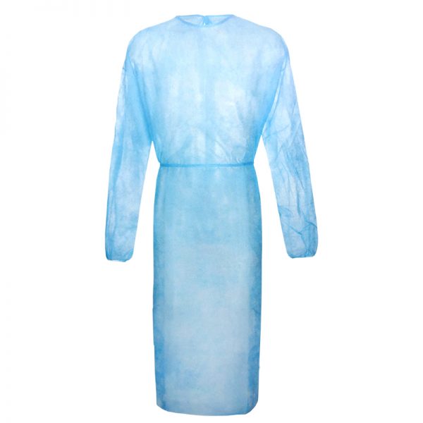 Disposable isolation gown