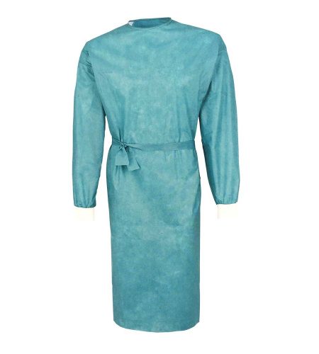 surgical gown green