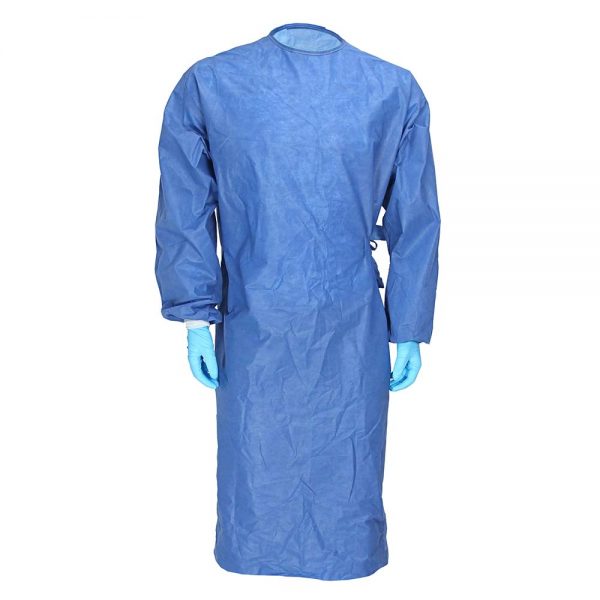 surgical gown blue