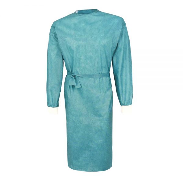 surgical gown green