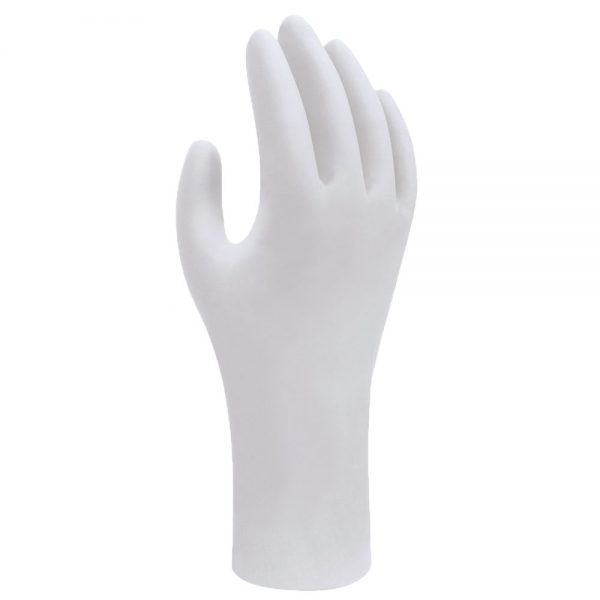 nitrile glove white